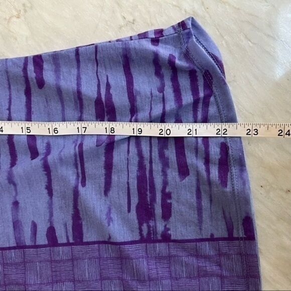 Prana Purple Aleah 3/4 Sleeve V-Neck Lightweight Shirt Pullover Top Size Small - Picture 5 of 7